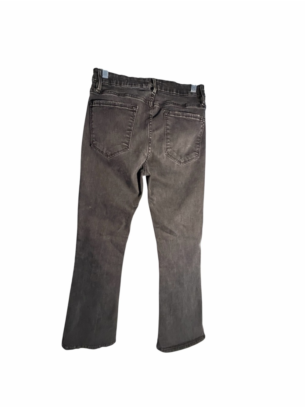 Frame Le Crop Mini Boot Denim Women's Gray Flare Jeans Sz 27 - Picture 3 of 12